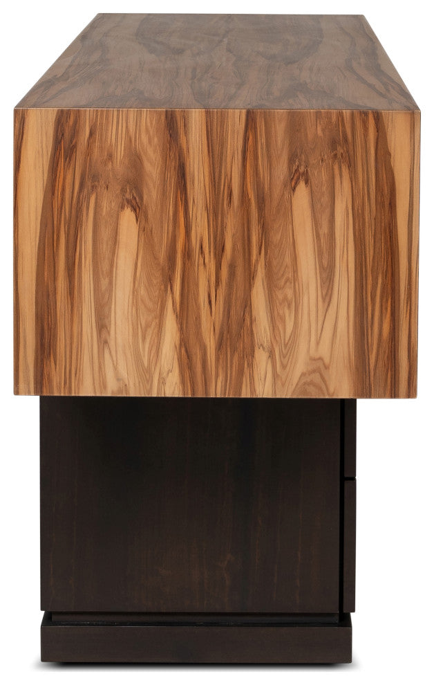 IE Series, Mensa, Console, Smoked Eucalyptus Top, Redgum Base