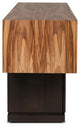 IE Series, Mensa, Console, Smoked Eucalyptus Top, Redgum Base
