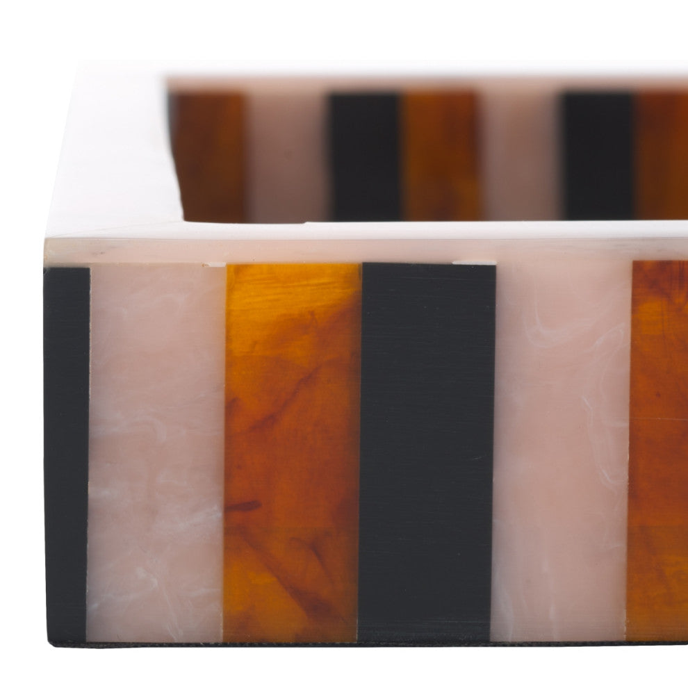 Safavieh Ina Tray, Black/Brown