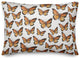 Watercolor Butterfly Flock 5 14x20 Spun Poly Pillow