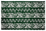 Tribal Geo Rug, Green, 5'x7'