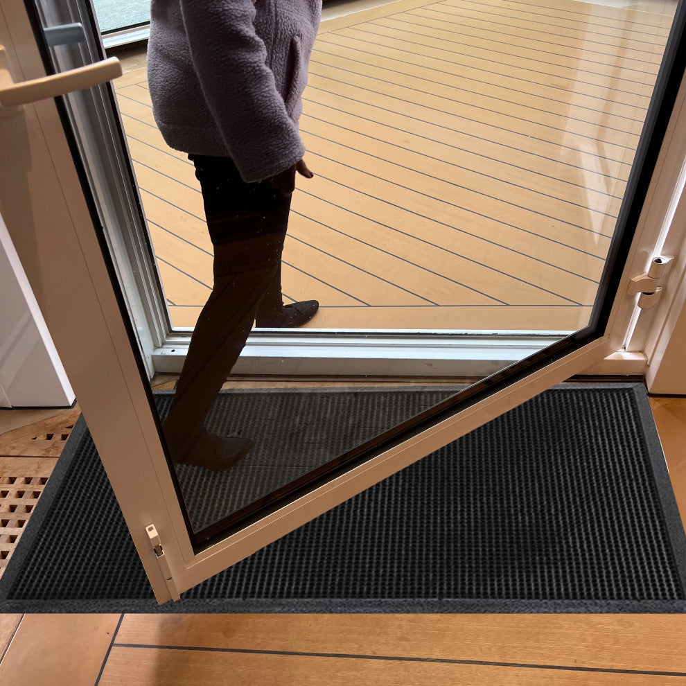Heavy Duty Rubber Stud Multi-Utility Doormat, 36"x72"