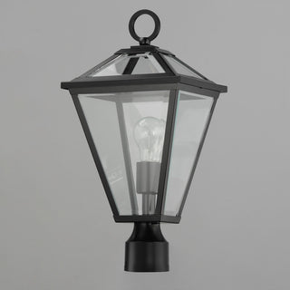 Maxim 30568 Prism 14" Tall Post Light - Black