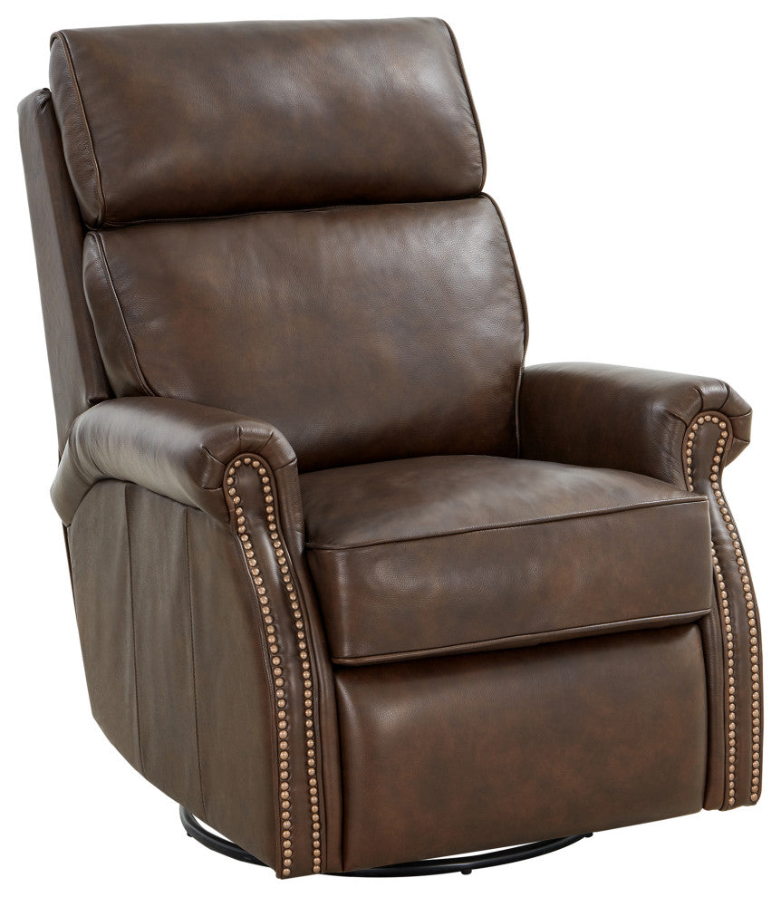 Crews Swivel Glider Recliner, Ashford Walnut