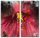 Painted Petals LV 2-Piece Canvas Art Set, 40"x20"