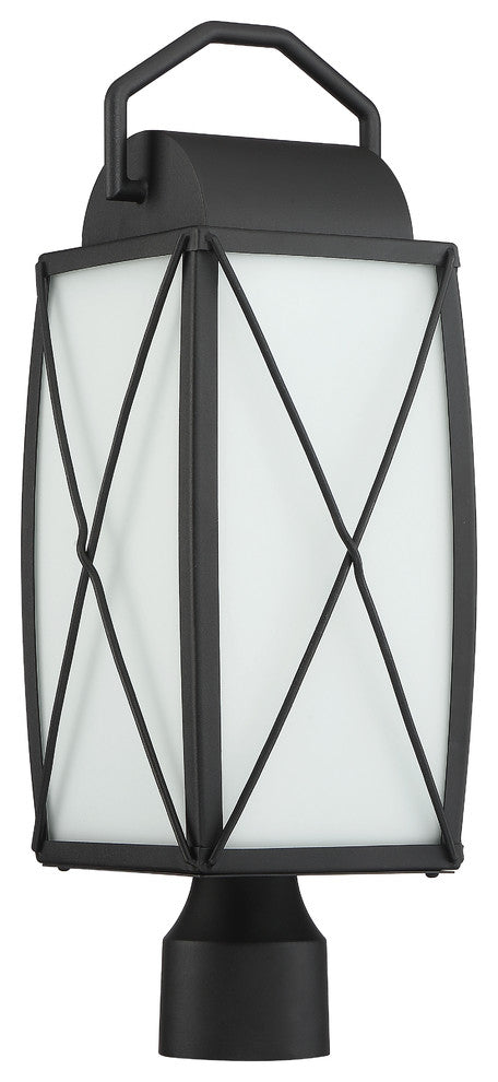 Fairlington 1 Light Outdoor Post Lantern, Black