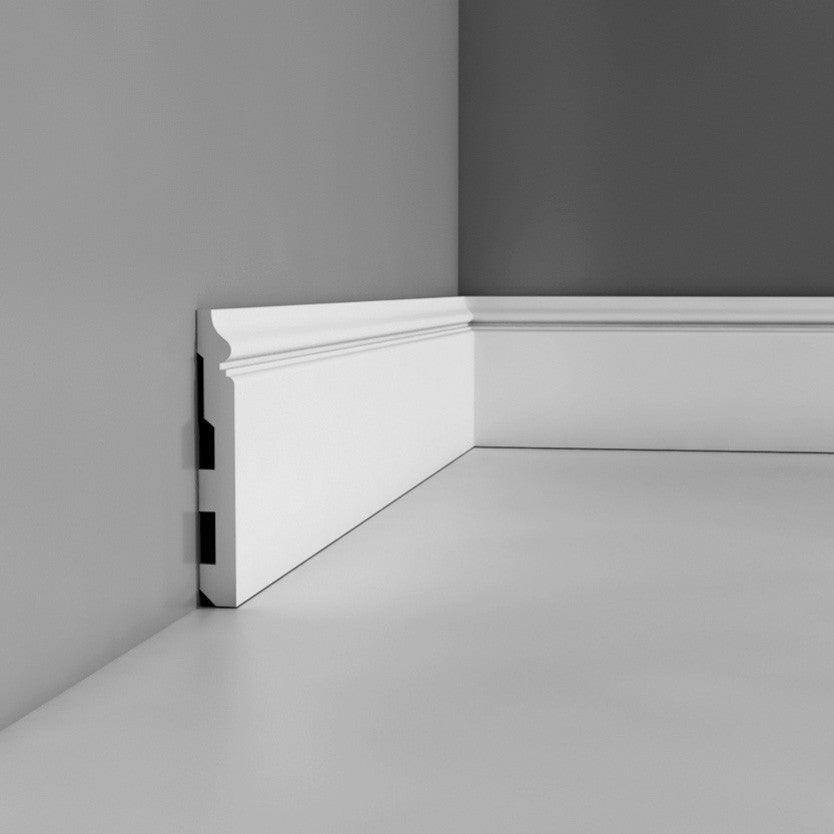 Orac Decor Plain Duropolymer Baseboard Moulding, Rigid Moulding