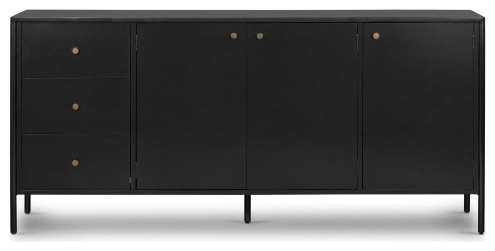 Four Hands Soto Sideboard, 74", Black