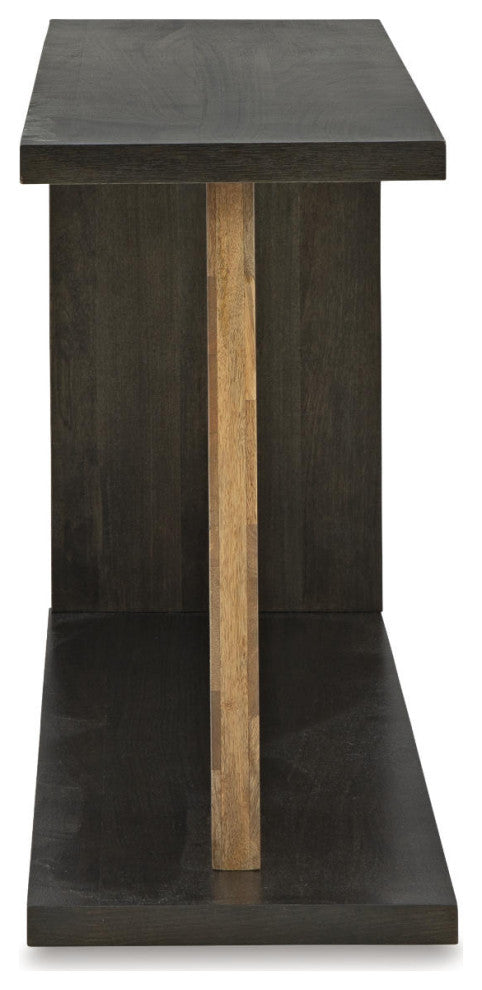 Camlett Dark Brown / Light Brown Console Sofa Table