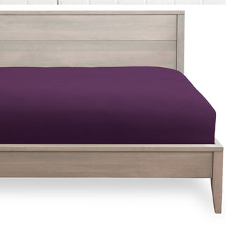 Bare Home Microfiber Fitted Sheets - Set of 5, Plum, Twin Xl