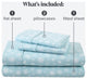 Bare Home Cotton Flannel Sheet Set, Snowdrift, King