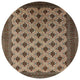 Ahgly Company Indoor Round Mid-Century Modern Area Rugs, 8' Round