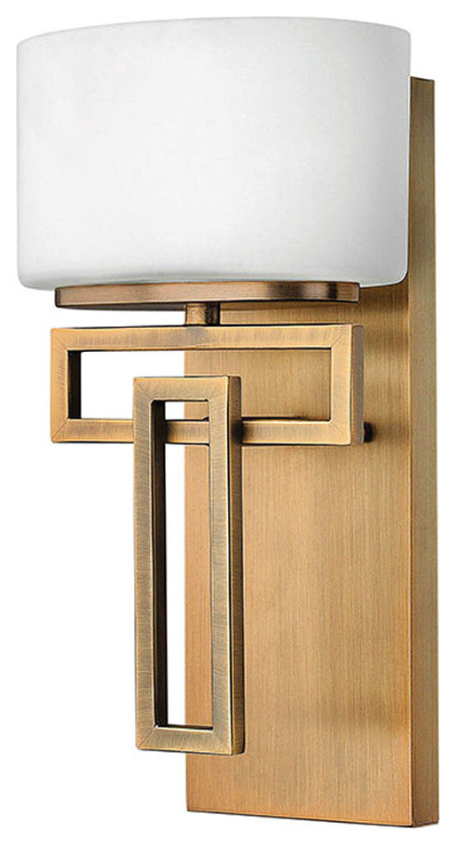 Hinkley Lanza Medium Single Light Vanity, Brushed Bronze