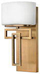 Hinkley Lanza Medium Single Light Vanity, Brushed Bronze
