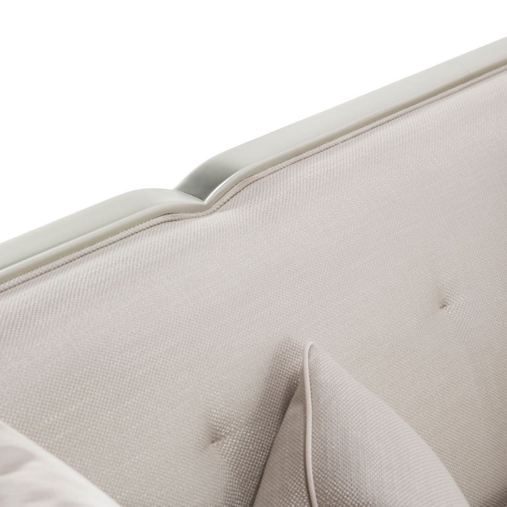 Aico Amini Camden Court Sofa in Platinum