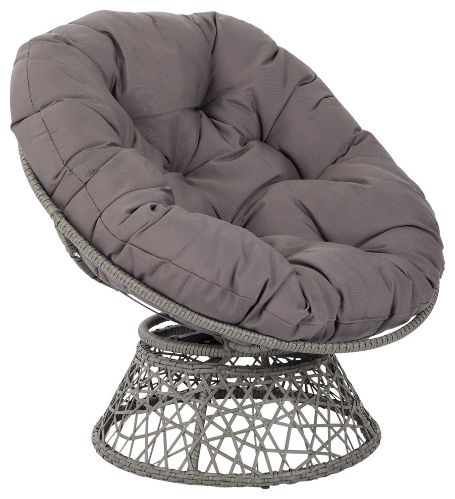 Papasan Chair, Gray