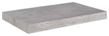 vidaXL Wall Shelves Floating Display Shelves for DVDs 2 Pcs Concrete Gray