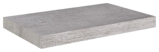 vidaXL Wall Shelves Floating Display Shelves for DVDs 2 Pcs Concrete Gray