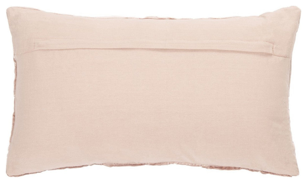 Safavieh Trinz Pillow, Blush, 20"x12"