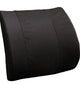 Jobri Premium Lumbar Flat Back Molded Foam, Black