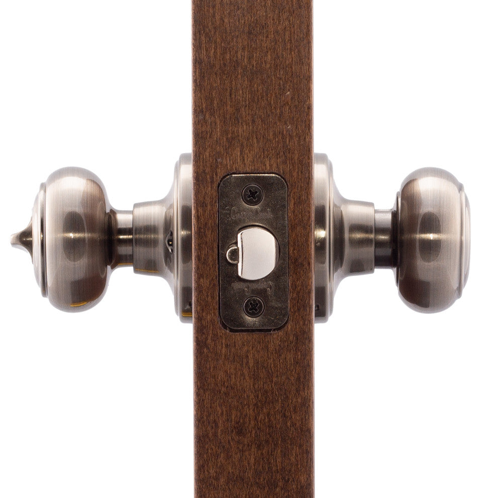 Keyed Entry Knob, Antique Nickel