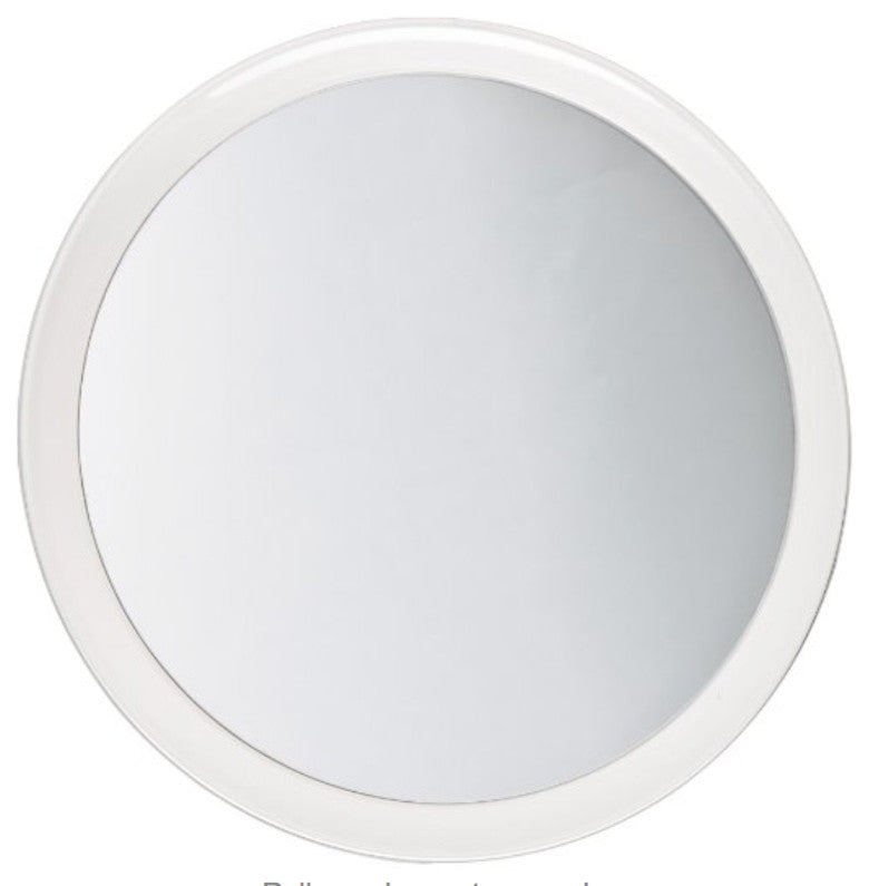 Jerdon JSC5 9-Inch Portable Suction Shower Mirror with 5x Magnification
