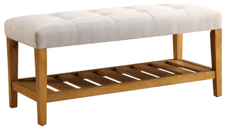 Acme Charla Bench, Light Gray