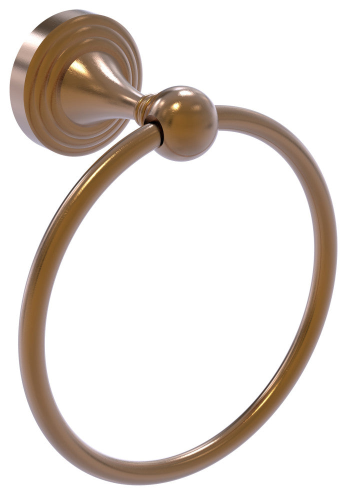 Sag Harbor Towel Ring, Brushed Bronze