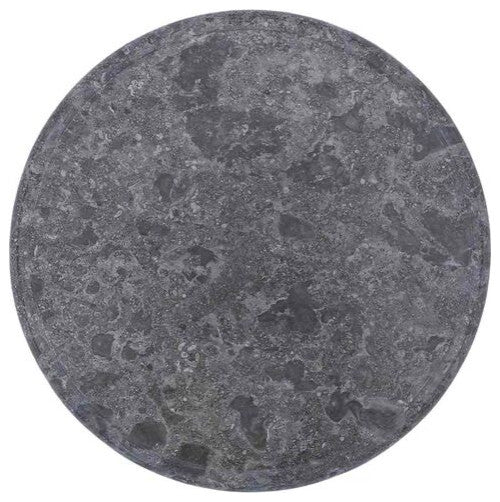 vidaXL Table Top Dining Table Top Replacement for Office Gray Ã˜15.7"x1" Marble