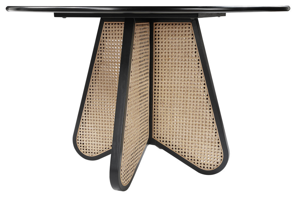 Butterfly Dining Table, Black Finish