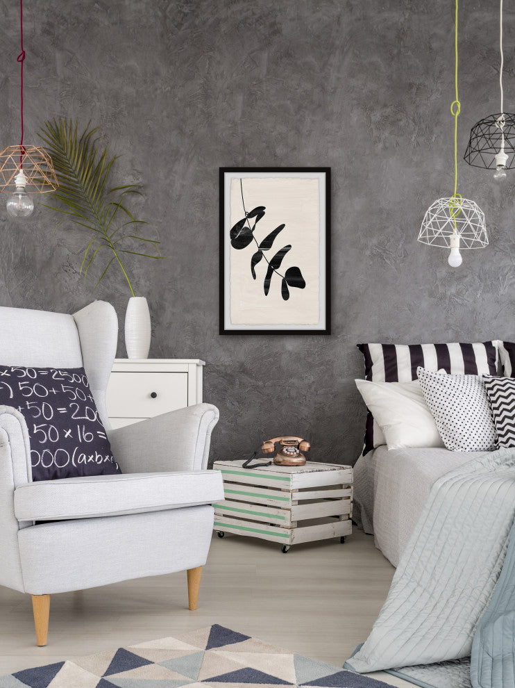 "Hanging Leaves" Framed Painting Print, 24x36