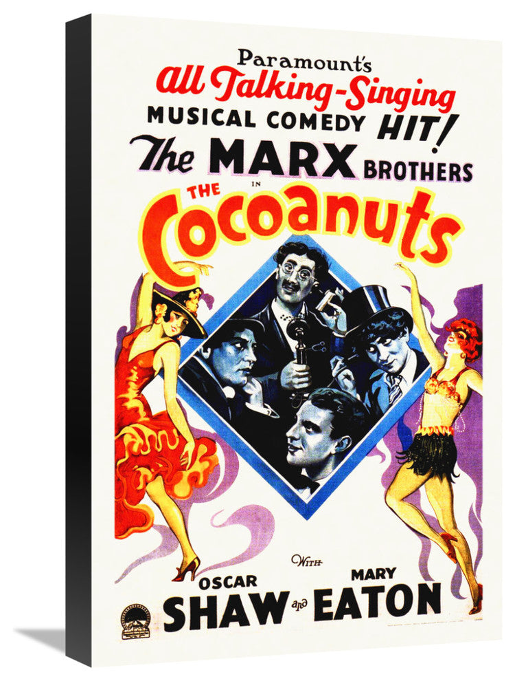 "Marx Brothers - Cocoanuts 02" Canvas by Hollywood Photo Archive, 15x22"
