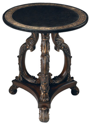 Lafayette Round Stone 22.5"W Side Table