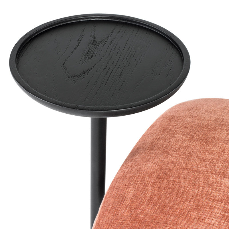 Inna Nectarine Fabric Occasional Bench