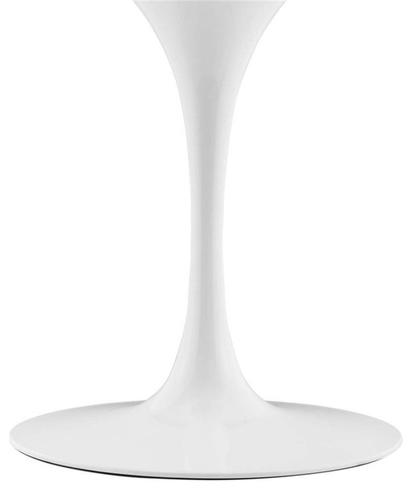 Lippa 40" Square Dining Table White Natural -5178
