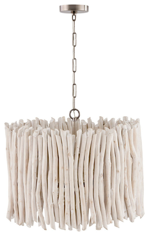 Capital Lighting Cara 4-Light Pendant 340241PP Brushed Pewter