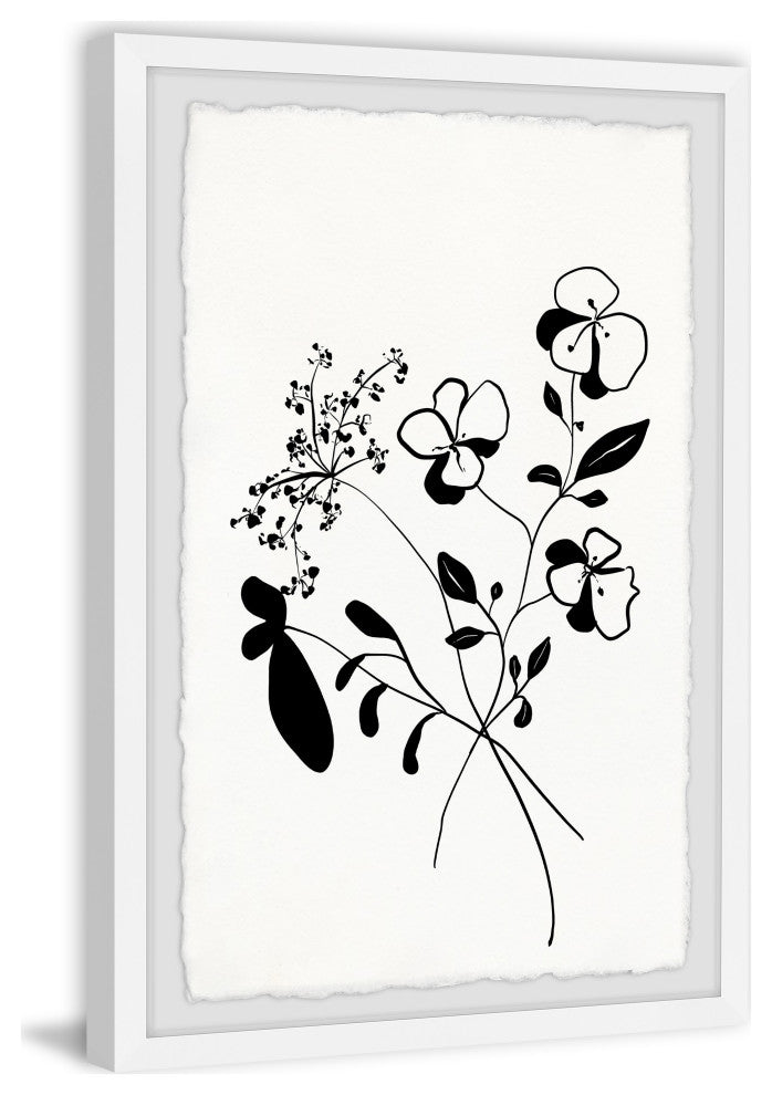 "Thriving Buds" Framed Painting Print, 24x36