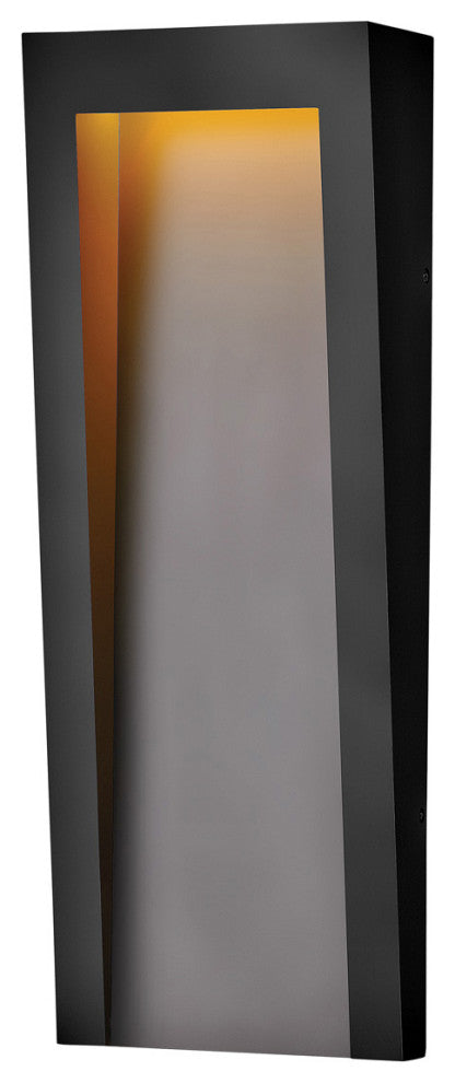Hinkley Taper Large Wall Mount Lantern, Textured Black