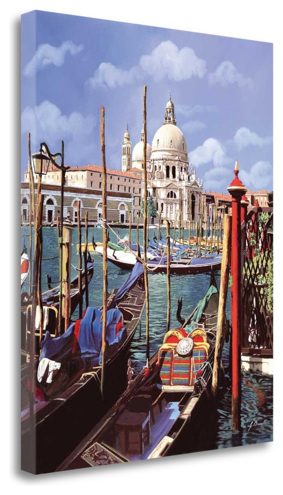 "Chiesa Della Salute" By Guido Borelli, Giclee Print on Gallery Wrap Canvas