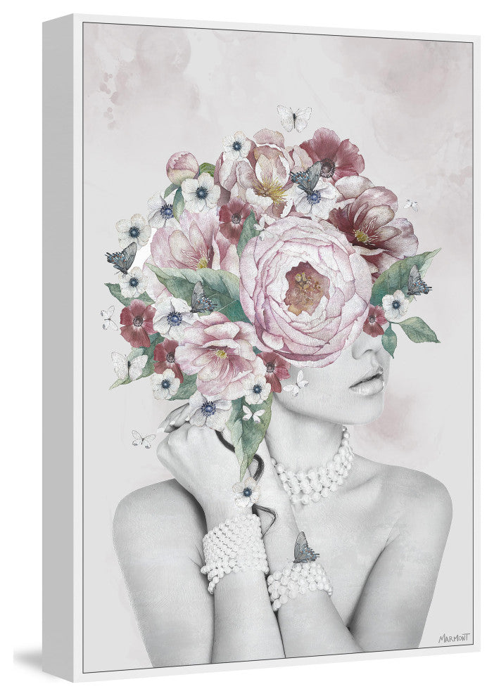 "Lovely Taylor" Floater Framed Painting Print on Canvas, 24x36