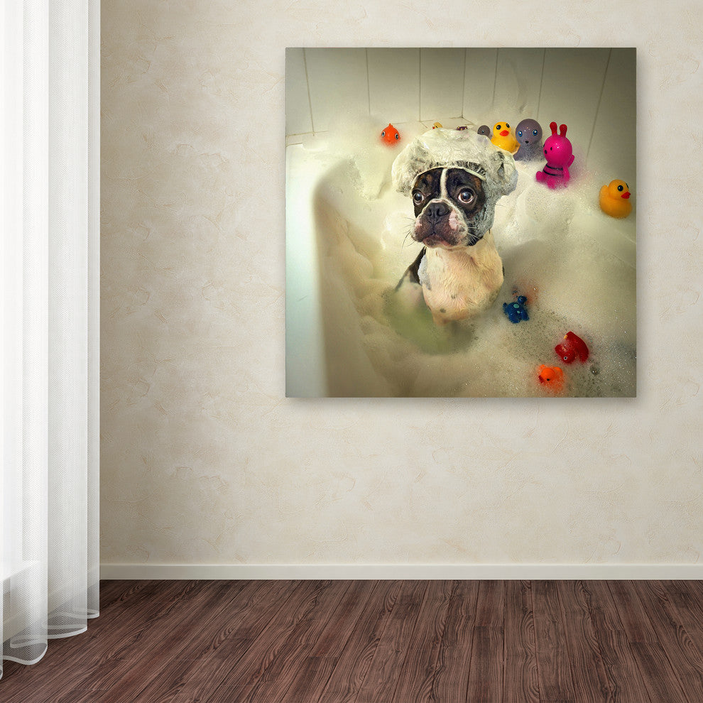 Ddiarte 'The Bath' Canvas Art, 35 x 35