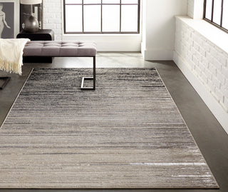 Weave & Wander Orin Rug, Black/Dark Gray, 10'x13'2"