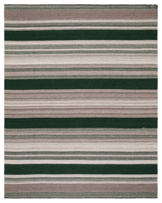 Safavieh Dhurries Collection DHU628 Rug, Green/Grey, 8'x10'