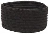 Colonial Mills Basket Simply Home Solid Black Round