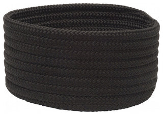 Colonial Mills Basket Simply Home Solid Black Round