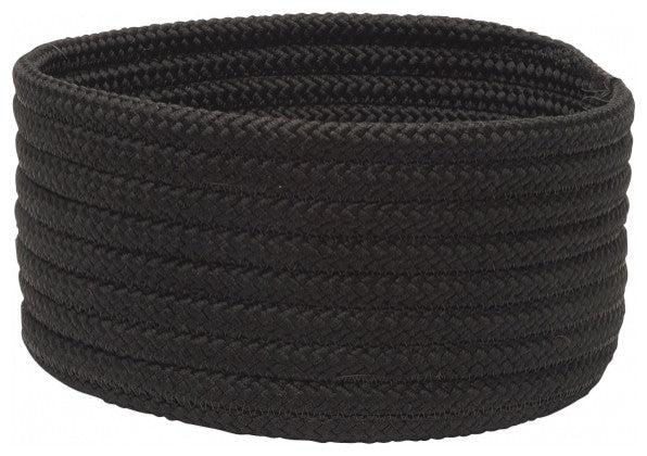 Colonial Mills Basket Simply Home Solid Black Round