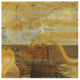 "Golden Ribbons" Digital Paper Print by Joan Elan Davis, 42"x42"