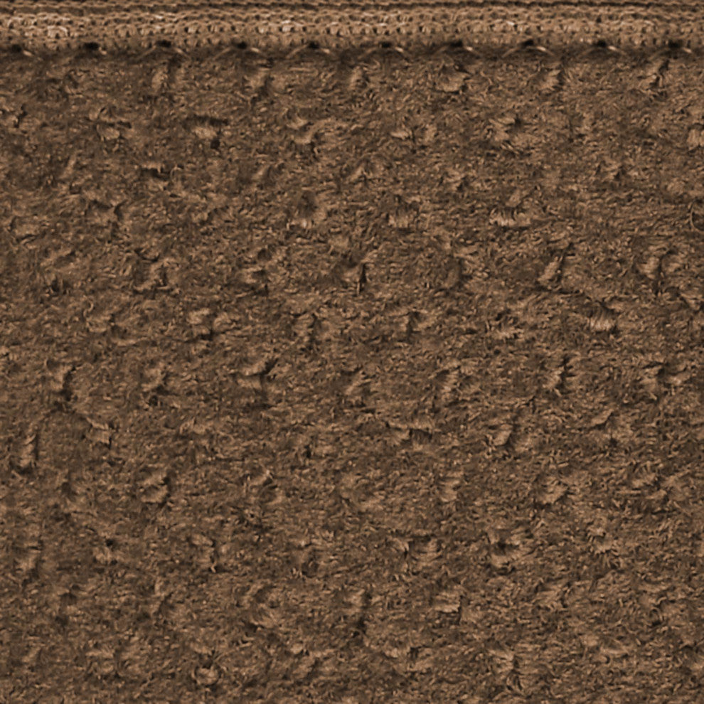 Skid-Resistant Carpet Runner Toffee Brown, 27"x10'