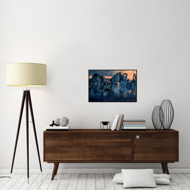 "Ja Kulsala" Framed Canvas Giclee by Jure Kravanja, 31x21"