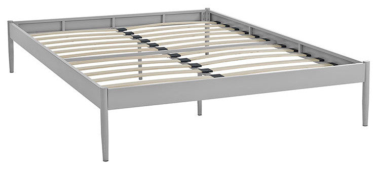 Elsie Full Bed Frame, Gray
